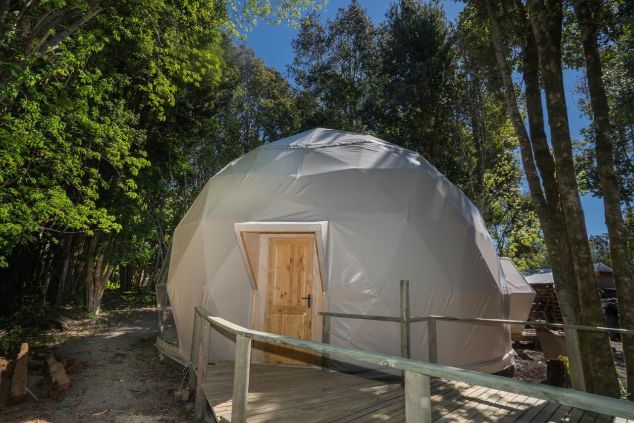 Cabanas Ensenada Bosque Nativo Buitenkant foto