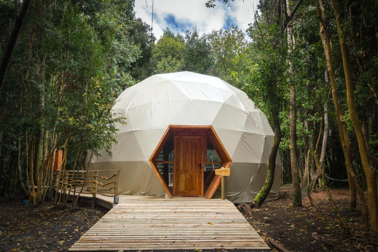 Cabanas Ensenada Bosque Nativo Buitenkant foto